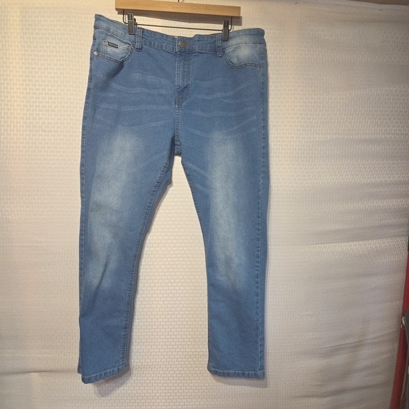 Phat Farm Other - Phat Farm Men's Skinny Jeans 40x30 Blue Stretch Denim Light Wash Casual Pants